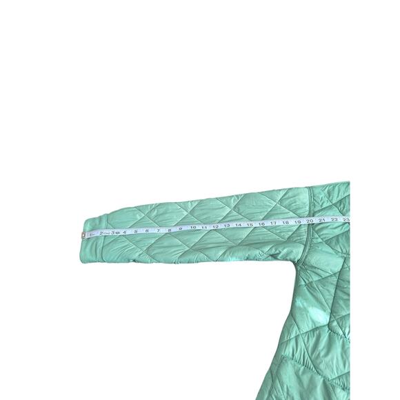 NVLT Quilted Velour Reversible Field Jacket Green Barn Coat Fairy Whimsy Small - Picture 14 of 16